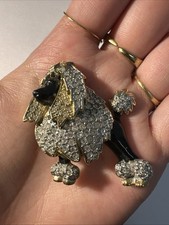Broche caniche noir d'occasion  Andernos-les-Bains