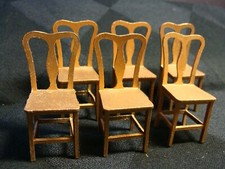 Antigo Vintage TOOTSIETOY Cast Doll House Cadeiras Ouro Miniatura Lote de 6  comprar usado  Enviando para Brazil