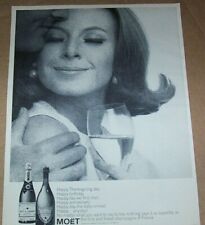 1964 anuncio impreso - publicidad de champán Dom Perignon & Brut Imperial Moet Chandon segunda mano  Embacar hacia Argentina