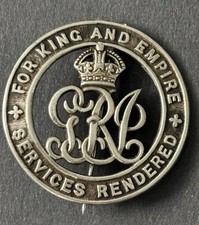 silver wound badge for sale  UK