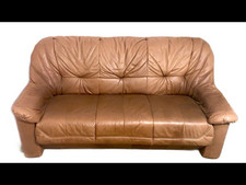 Ledercouch sofa sitzer gebraucht kaufen  Langen