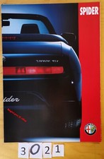 ALFA ROMEO SPIDER 2.0 T. SPARK 16V / 3.0 V6 Prospectus 8 pages Fr 2/1996, usado comprar usado  Enviando para Brazil