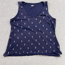 Camisa feminina Old Navy grande azul abacaxi estampa novidade sem mangas elástica LEIA comprar usado Camisa feminina Old Navy grande azul abacaxi estampa novidade sem mangas elástica LEIA comprar usado  Enviando para Brazil