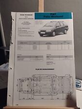 Fiche Technique De La Revue Technique Carrosserie Fiat Palio Weekend N°181 09/99 comprar usado  Enviando para Brazil