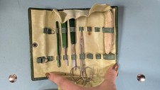 Usado, Conjunto de higiene vintage Pedras unha manicure verde Lucite comprar usado  Enviando para Brazil