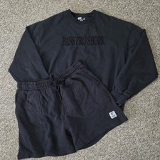 Conjunto de moletom/shorts femininos Bass Pro Shops Terry tamanho MÉDIO-preto comprar usado  Enviando para Brazil