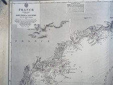Vintage sea chart for sale  LONDON