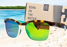 Óculos de sol COSTA DEL MAR retrô tartaruga/espelho verde ANAA polarizado 580P NOVO! comprar usado  Enviando para Brazil