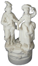 Antigüedad 18thC La Courtille Galleta Porcelana Pareja Estatuilla De Locre comprar usado  Enviando para Brazil