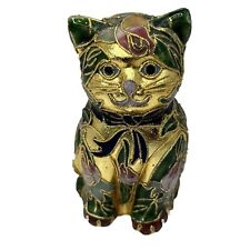 Vintage cloisonne cat for sale  Syracuse