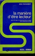 Manière lecteur d'occasion  France
