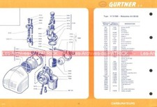 Fiche carburateur gurtner d'occasion  Cherbourg-Octeville-