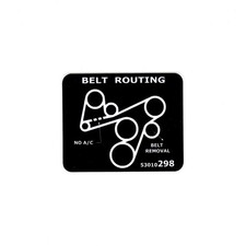 Etiqueta decalque diagrama de roteamento de correia - Compatível com Jeep Wrangler TJ - 1997-2001 comprar usado Etiqueta decalque diagrama de roteamento de correia - Compatível com Jeep Wrangler TJ - 1997-2001 comprar usado  Enviando para Brazil