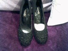 Black sparkly heeled for sale Black sparkly heeled for sale  FERNDOWN