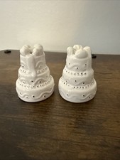 Usado, Shakers de sal e pimenta para bolo de casamento 1 3/4 polegadas de altura comprar usado  Enviando para Brazil
