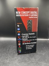 Novo conceito de alto ganho digital HD TV UHF VHF DTV 28 DB ANTENA +amplificador comprar usado  Enviando para Brazil