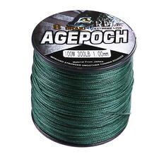 Linha de pesca marítima trançada Agepoch 100M-2000M verde musgo 6 lb-300 lb PE Dyneema comprar usado  Enviando para Brazil