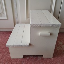 White wooden portable for sale  HORNSEA