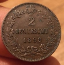 Moneta centesimi 1898 usato  Olbia