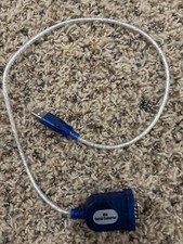 Usado, Cabo adaptador conversor serial USB translúcido para RS232 DB9 9 pinos comprar usado  Enviando para Brazil