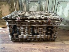 Large vintage wicker for sale  HEXHAM