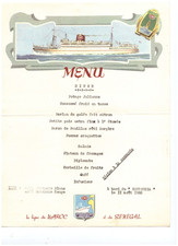 Menu paquebot cnp d'occasion  Baugy