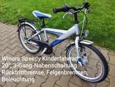 Winora kinderfahrrad blau gebraucht kaufen  Marktsteft, Obernbreit, Seinsheim