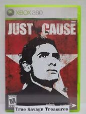 Usado, Just Cause (Microsoft Xbox 360, 2006) CIB, Etiqueta Blanca Original segunda mano  Embacar hacia Argentina