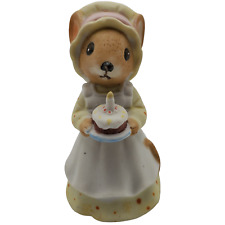 Estatueta de rato Enesco sino bolo de aniversário vela porcelana pintada à mão vintage comprar usado  Enviando para Brazil
