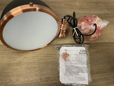 Mini pingente Canarm IPL409B01BKA Esher luz única 8" de largura -Bronze/Preto -LEIA-, usado comprar usado  Enviando para Brazil
