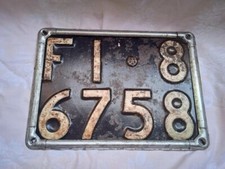 Targa auto ferro usato  Firenze