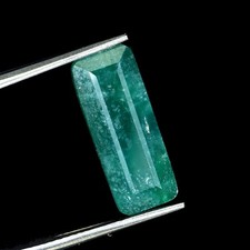 Pedra preciosa natural corte octógono verde não aquecida Aventurina Brasil 4ct 18x7mm comprar usado  Enviando para Brazil