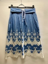 Desigual jeansrock weißer gebraucht kaufen  Krefeld
