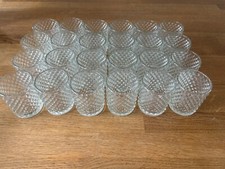 Patterned glass tea for sale  AYLESBURY