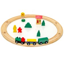 Teilige kinder holzeisenbahn gebraucht kaufen  Hürth