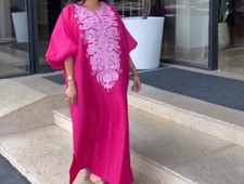 Pink kaftan african for sale  Staten Island