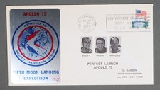 MayfairStamps US Space 1971 Florida Apollo 15 Perfect Launch Sarzin Cover aau_42 comprar usado MayfairStamps US Space 1971 Florida Apollo 15 Perfect Launch Sarzin Cover aau_42 comprar usado  Enviando para Brazil