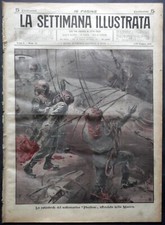 Settimana illustrata 1910 usato  Roma