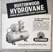 1954 burtonwood hydrovane for sale  Cambridge