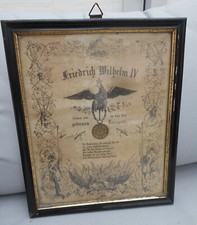 Urkunde preußen friedrich gebraucht kaufen  Zeuthen