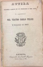 Verdi giuseppe. attila usato  Lucca