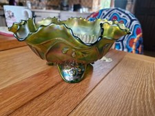 Iridescent glass bowl for sale  ASHBOURNE