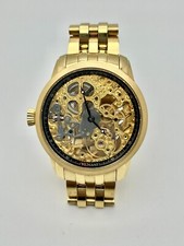 Raro Invicta mostrador esqueleto vento manual, modelo 5001, tom dourado comprar usado  Enviando para Brazil