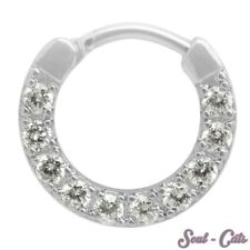 Piercing septum strasssteine gebraucht kaufen  Dresden