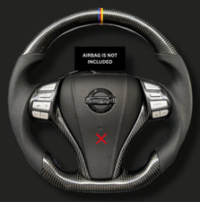 Usado, Volante de fibra de carbono Nissan Altima 2014-2018 – Atualização personalizada esporte real comprar usado  Enviando para Brazil