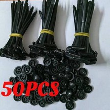 50STK Nylon Universal Cable-Tie BuckleHeavy Duty SelfLocking NylonZip TiesHolder comprar usado  Enviando para Brazil