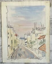 Aquarelle paysage orientaliste d'occasion  Vannes