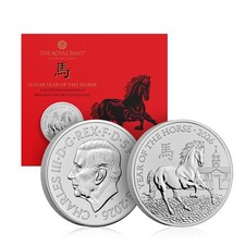 Moeda Royal Mint Ano Lunar do Cavalo Reino Unido 2026 brilhante não circulada BU £5, usado comprar usado  Enviando para Brazil