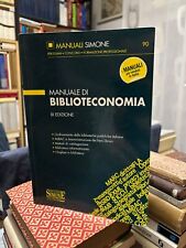 Manuale biblioteconomia usato  Napoli