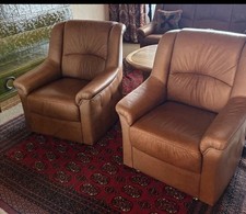 Elegante ledersessel passendem gebraucht kaufen  Waldshut-Tiengen